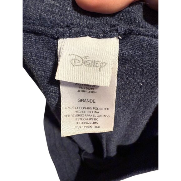 Disney Mickey Mouse Navy Blue Jogger Pants W/ Drawstring & Elastic Cuffs - Size - Picture 5 of 5